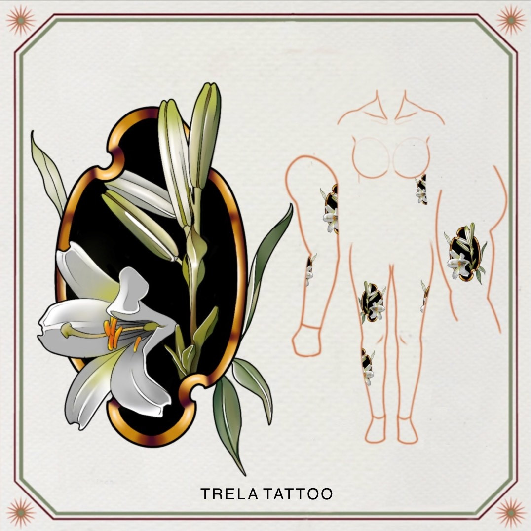 kompozycja kwiatowa 1 pomysły na tatuaż tattoo ideas