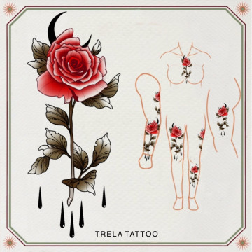 kompozycja kwiatowa 2 pomysły na tatuaż tattoo ideas